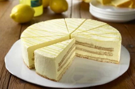 Bindi Limoncello Mascarpone Cake Slice