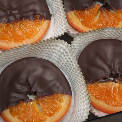 Dark Chocolate Dipped Orange Slices
