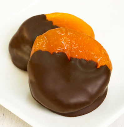 Dark Chocolate Dipped Apricot