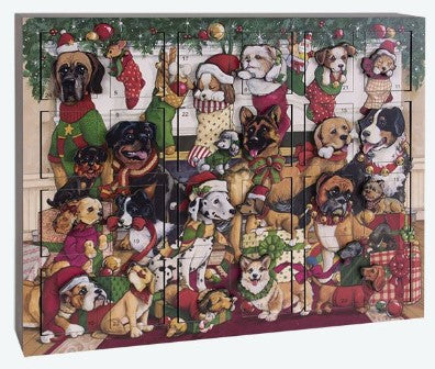 Byers Choice Dogs Christmas Advent Calendar
