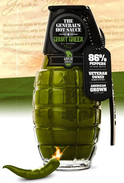 Grunt Green General's Hot Sauce