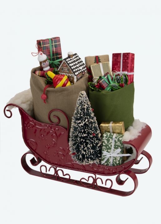 Byer's Choice Sleigh Filled with Toys
